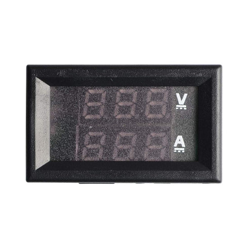 AKK LED Digital Voltmeter Ammeter Blue Red LED Amp Dual Digital Display Voltage Meter...
