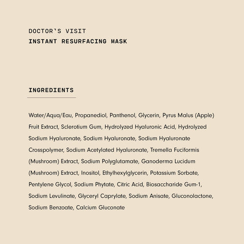 Versed Doctor's Visit Skin Resurfacing Face Mask - Glycolic Acid + Lactic Acid Face Exfoliant for Dark Spots & Skin Texture - AHA BHA Enzyme Mask ...