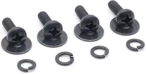 ReplacementScrews VESA Compatible M4 12mm TV/Monitor Wall Mount Screws for 75x75mm and 100x100mm Brackets. Metric Screws & Washers for Mounting An...