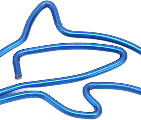 100Pcs Paper Clips, Dolphin Shaped Paper Clip Memo Note Clips Bookmark Clips Cute Paper Clips School Office Supplies...