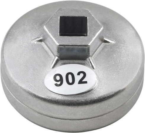AHL 902 Cap 67mm Oil Filter Wrench 14 Flute 1/2" Square Drive Oil Filter Removel Tools Filter Socket Wrench Spanner Hand Tool for Lioncel, Hafei, ...
