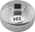 AHL 902 Cap 67mm Oil Filter Wrench 14 Flute 1/2" Square Drive Oil Filter Removel Tools Filter Socket Wrench Spanner Hand Tool for Lioncel, Hafei, ...