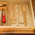 Home Basics 6 Piece Bamboo Kitchen Cutlery Tool Set, Natural, 2.5 x 12 x 0.25...