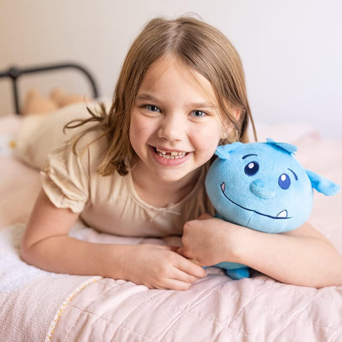 Mint Bucket Chomphogs on Guard Gift Set for Kids Scared of The Dark - Storybook and Bedtime Buddy - Cuddly Stuffed Animals - Kids Finally Sleep Al...