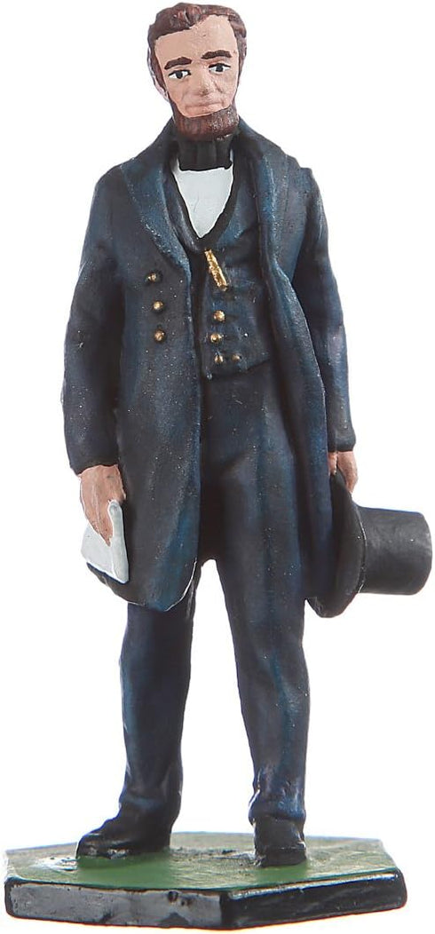 danila-souvenirs Tin Soldier USA Civil war Northerners Abraham Lincoln Hand Painted Metal Sculpture Miniature Figurine 54mm #5.59...