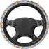 Delerain Elegant Floral Steering Wheel Covers, Anti Slip Elasticity Car Accessories Steering Wheel Protector Universal 15 Inch for Women Men...