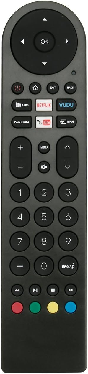 Replace Remote Control fit for RCA Smart LED LCD TV WX15244 WX15284 WX15163 SLD32A30RQ SLD32A45RQ SLD40A45RQ SLD40HG45RQ SLD50A45RQ with 5 APP Sho...