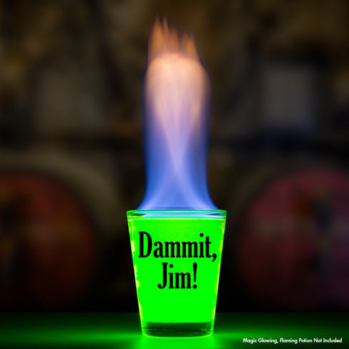 Damnit Jim - Funny Shot Glass - Makes a Funny Gift for Men and Women Hilarious Shot Glasses Funny Gift for Drinking Buddies - Cute Shot Glasses Gi...