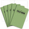 Elan Publishing Company Field Notebook/Pocket Journal - 3.5"x5.5" - Green - Lined Memo Book - Pack of 5...