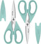 Kitchen Shears, iBayam Kitchen Scissors Heavy Duty Meat Scissors Poultry Shears, Dishwasher Safe Food Cooking Scissors All Purpose Stainless Steel...
