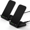 Fast S24 Ultra Samsung Wireless Charger Stand, 2 Pack 15W Cordless Charging Station for Samsung Galaxy S24 Plus S23 FE S22 S21 Z Flip 5, iPhone 15...
