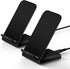 Fast S24 Ultra Samsung Wireless Charger Stand, 2 Pack 15W Cordless Charging Station for Samsung Galaxy S24 Plus S23 FE S22 S21 Z Flip 5, iPhone 15...