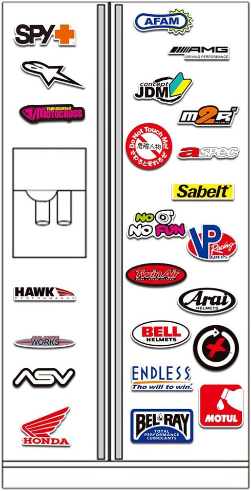 100 pcs/Pack Fashion Motocross Motorcycles Dirt Bike Supercross Stickers No Repetition Sticker Vinyl Cool Skateboard Guitar Travel Case Sticker Wa...