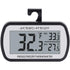 Refrigerator Thermometer Digital Fridge Thermometer for Freezer with Magnetic Back Large LCD, No Frills Easy to Read (Black)......
