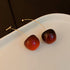 Cherry Earrings for Women 3D Red Crystal Simulation Cherry Drop Earrings Sweet and Lovely Light Weight Fruit Earrings Tassel Earrings Jewelry Gift...