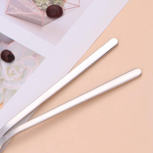 12-Piece Stainless Steel Espresso Spoons, Mini Teaspoons Set for Coffee Sugar Dessert Cake Ice Cream Soup Antipasto Cappuccino, 5.24 Inch Stirring...