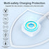 6FT/1.8M 4 in 2 Watch & Phone Charger Cable, MFi Certified, for Apple Watch/iPhone/AirPods, USB Type C, Lightning Compatible, Over-Current Protect...