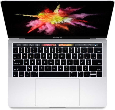USA Version Silicone French AZERTY Language Keyboard Cover for MacBook Pro 13 15 inch 2019 2018 2017 and 2016 with Touch Bar and Touch ID Model: A...