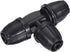 MECCANIXITY Drip Irrigation Barbed Tee 3-Way Fitting 8mm/11mm Tubing for Garden Drip Tape Tubing Sprinkler System Black Pack of 15...