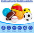 Balls for Toddlers 1-3,Toddler Sports Toys,Set of 7 Kids Ball Soft Foam Baby Sports Balls- Soccer Ball Basketball Baseball Rugby Bounce Ball Playg...