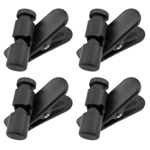 Earphone Cable Clip 360 Degree Rotating Motion Anti-Loss Fixed Earphones for 2-4mm Wire Thickness Adjustment Length Plastic Clip -4pcs......