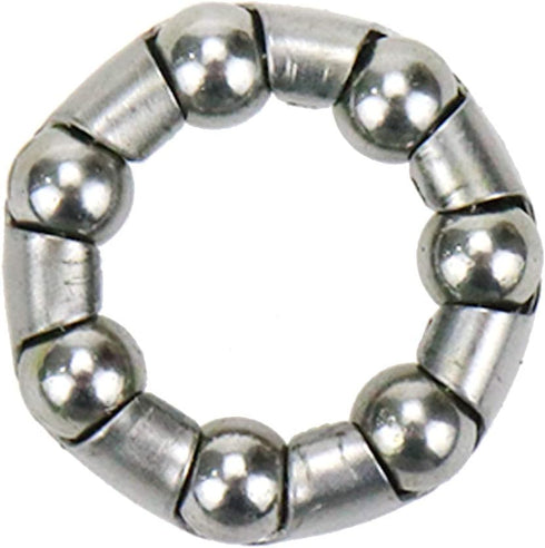 4 Pcs 20.5mm-7Balls Front Wheel Hub Steel Ball Bearing Retainer Cages Crank Bearings Bead Holder for MTB Bike...