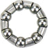 4 Pcs 20.5mm-7Balls Front Wheel Hub Steel Ball Bearing Retainer Cages Crank Bearings Bead Holder for MTB Bike...