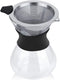 Yosoo Elegant Hand Pour Over Coffee Maker Set,Reusable Manual Drip Filter Coffee Dripper Pot Glass Carafe & Permanent Stainless Steel Filter...