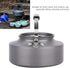 Camping Tea Kettle Teapot Outdoor Camping Kettle 1.1L,Portable Coffee Pot Teapot Picnic Set Wood Stove Steamer for Hiking (grey)...