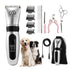 GTS Pet Clippers Professional Dog Grooming kit Adjustable Low Noise High Power Rechargeable Cordless Pet Grooming Tools, Hair Trimmers for Dogs an...