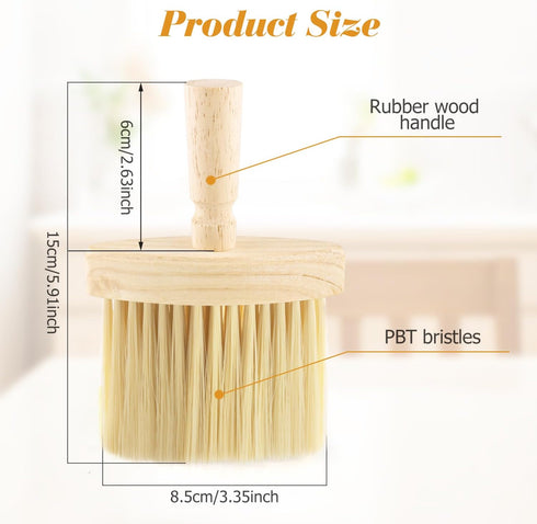 4pcs Wooden Window Groove Cleaning Brushs Soft Bristles Wood Handle Dust Brush Crevice Tool Brush for Keyboard Car Corners Gaps Home Removal Dust...