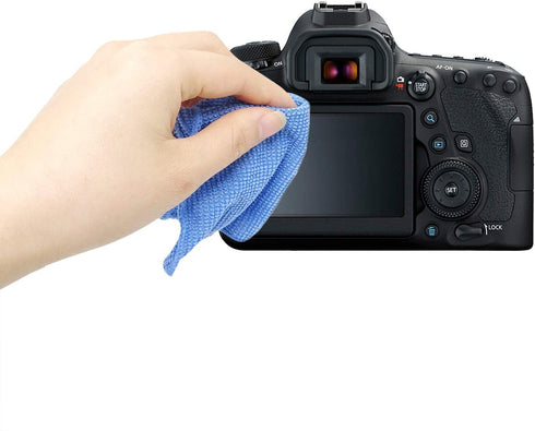 Honbay 3-in-1 Camera Cleaning Kit: Air Blower, Cloth, Pen - Black Silicone for Optics...