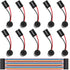 10 Pcs PC Motherboard Internal Mini Speaker Computer Case Mainboard BIOS Alarm Buzzer for Arduino/Computer with Dupont Extension Cable...