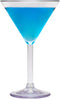 G.E.T. SW-1407-1-SAN-CL-EC Heavy-Duty Shatteproof Plastic Martini Glasses, 10 Ounce, Clear (Set of 4)...