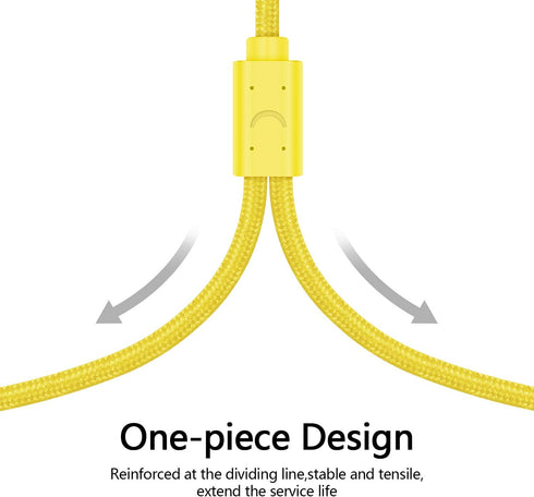 KINPS 6FT 3.5mm 1/8" TRS to Dual 6.35mm 1/4" TS Mono Stereo Y-Cable Splitter Cord Compatible for Phones, Laptop, Computer Sound Cards, CD Players,...