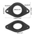 X AUTOHAUX 2 Pcs Black Plastic Car Tweeter Speaker Mounting Adapter Bracket Rings for Toyota for Subaru for Lexus...