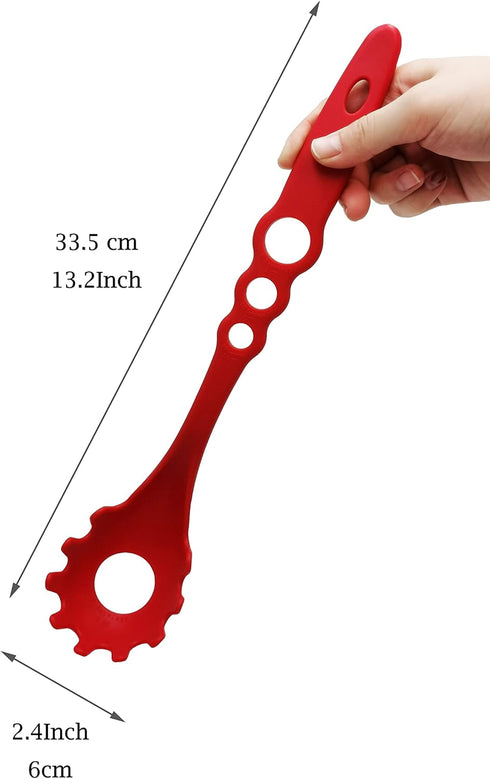 4 -in -1 Large Measure Portion Control/Nylon Spaghetti Spoon/Spoon Strainer/Spaghetti Measurer Tool Quick Pasta Measuring Tool With 3 Different Si...