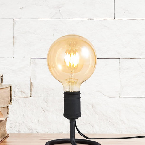 LED Bulbs 60 Watt Equivalent, 2 Pack 6W G125 LED Globe Bulbs, Antique Vintage Light Bulbs Amber, E26 LED Edison Light Bulb, 2700K 800LM Warm White...
