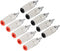 uxcell 5 Pairs Binding Post Terminal, M5 Thread Power Amplifier Speaker Connector, Banana Plug Jack Socket 1.85-inch Length...