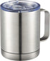MEWAY 12oz Coffee Mug With Handle,Stainless Steel Insulated Travel Tumblers With Sliding Lid,Double Wall Vacuum Camping Cup for Hot & Cold Drinks ...