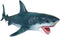 Gemini&Genius Sea Animal Great White Shark Action Figure Megalodon Shark Model Toy Soft Rubber Realistic Ocean Shark Educational and Role Play Toy...