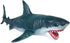 Gemini&Genius Sea Animal Great White Shark Action Figure Megalodon Shark Model Toy Soft Rubber Realistic Ocean Shark Educational and Role Play Toy...