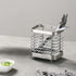 Kitchen Utensil Holder, Stainless Steel Sink Utensil Holder Countertop, Kitchen Utensil Drying Caddy, Cutlery Drainer for Kitchen Utensil, Rust-Pr...
