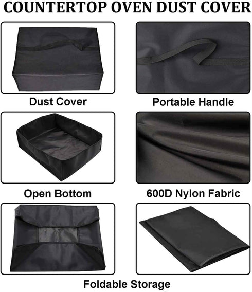 Air Fry Countertop Oven Waterproof Heat-Resistant Dust-Proof Cover Case with handle for Ninja SP101/SP351/SP201/FT102CO Digital Air Fry Countertop...