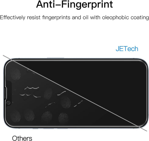 JETech Privacy Full Coverage Screen Protector for iPhone 14 6.1-Inch with Camera Lens Protector, Anti-Spy Tempered Glass Film, 2-Pack Each......