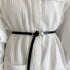 Women Skinny Leather Knot Belts,Thin Waist Belt for Dress Adjustable Tie Belt for Lady Fashion Knot Belt, Black, 105CM*1.6CM...