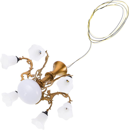 Model Chandelier Mini Lamp Doll House Mini Chandelier Tiny House Chandelier Lamp Tiny House Lamp Tiny House Ceiling Lamp Dollhouse Led Chandelier ...