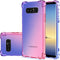 Case for Samsung Note 8, Galaxy Note 8 Cute Case Girls Women, Gradient Slim Anti Scratch Soft Clear TPU Phone Case Cover Shockproof Case for Samsu...
