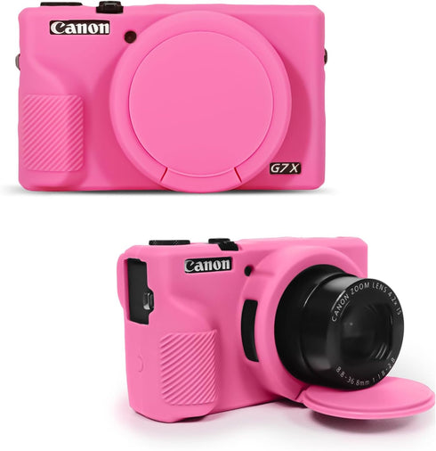 Case for Canon Powershot G7X Mark III Digital Camera, Soft Silicone G7X Mark III Camera Case Accessories, Protective Case Cover for G7XIII G7X3 wi...