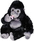 Forest & Twelfth Kids 8” Plush Baby Gorilla with Pacifier, Stuffed Zoo Animal Toy, Cute & Lightweight Cuddle Buddy for Kids Aged 3+ Years, Great A...